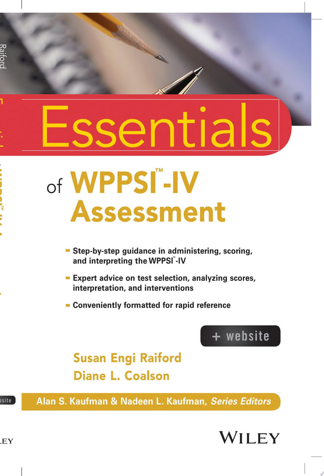Essentials of WPPSI-IV Assessment