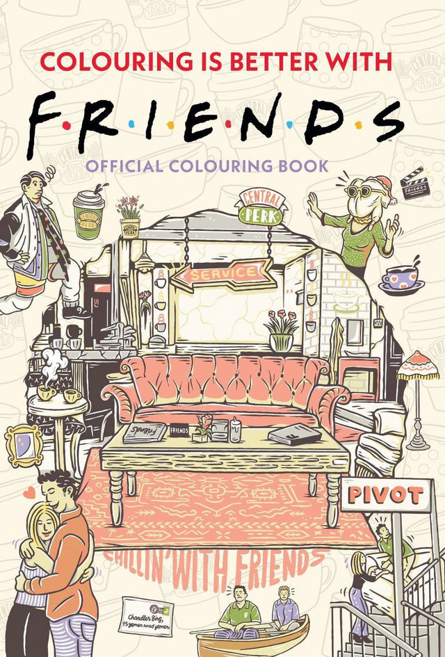 Friends: Adult Colouring Book (Warner Bros.)