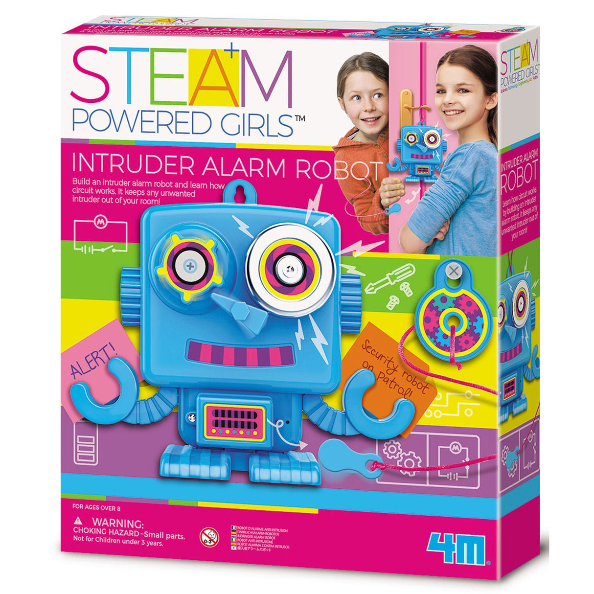 4M: Steam Powered Kids Intruder Alarm Robot Kit