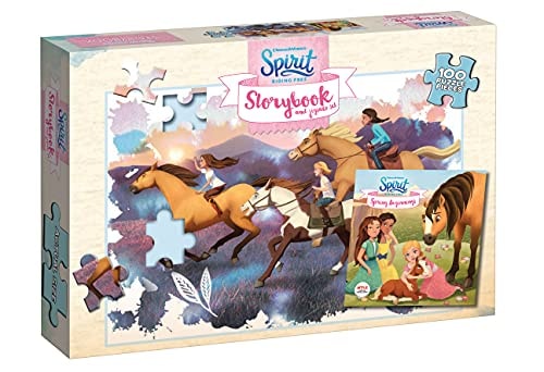 Spirit Riding Free: Storybook and Jigsaw Set (Dreamworks: 100 Pieces)