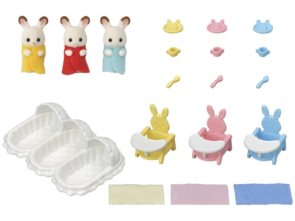 Sylvanian Families: Triplets Care Set