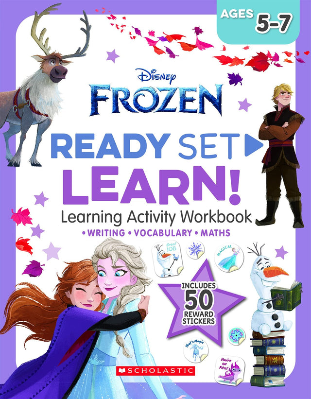 Frozen: Ready Set Learn! Learning Activity Workbook (Disney: Ages 5 - 7 Years)