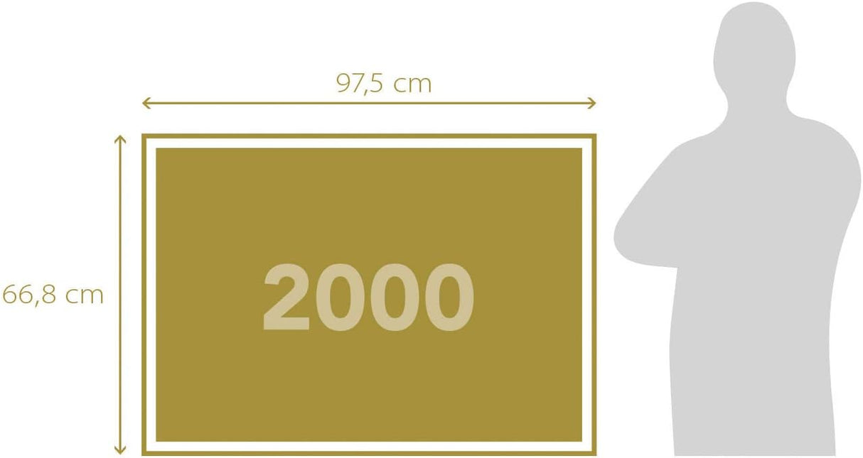 Clementoni Gradient Jigsaw Puzzle - 2000 Piece - Colorboom Collection - (32568)