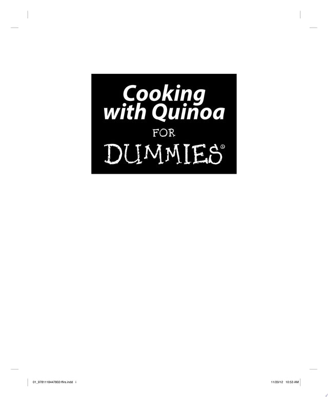 Cooking with Quinoa For Dummies