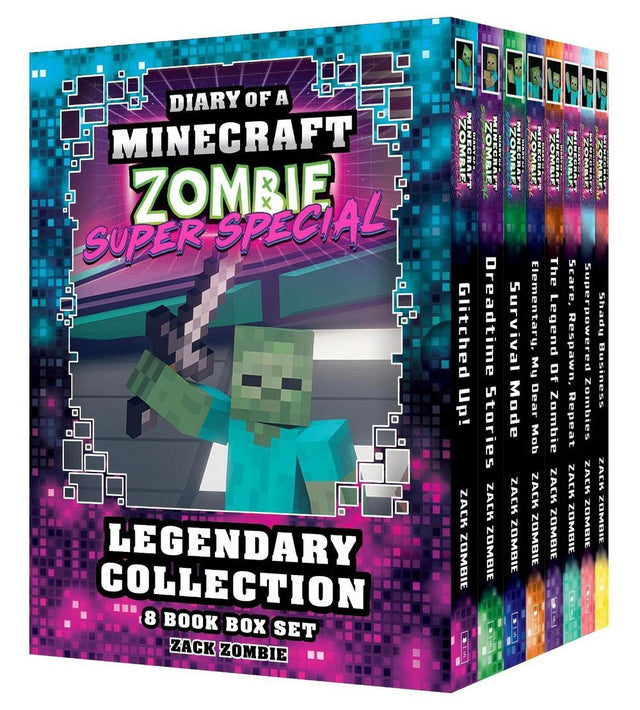 Diary of a Minecraft Zombie Legendary Collection: 8 Book Box Set