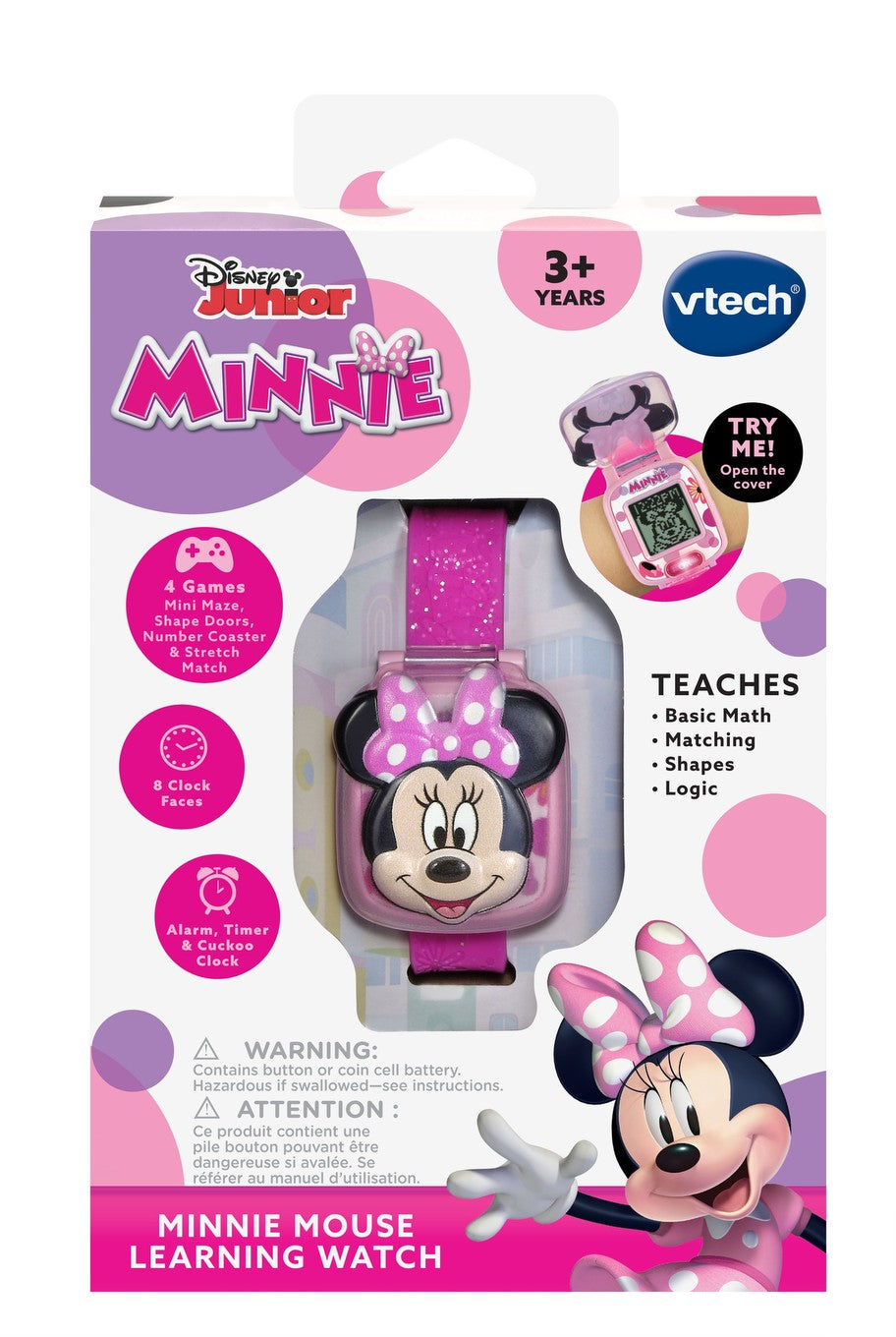 VTech Learning Watch - Minnie Mouse