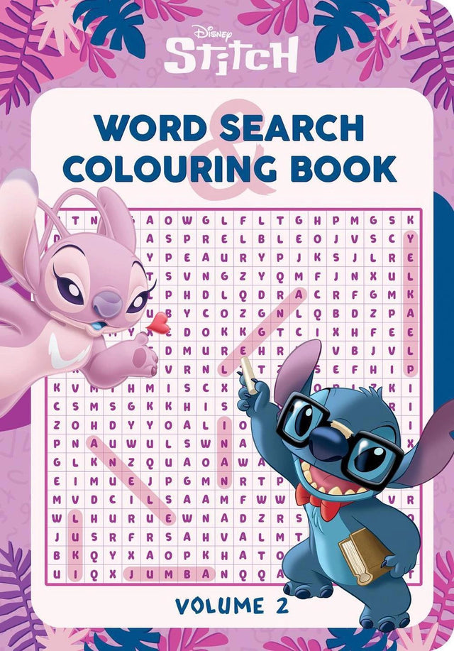 Stitch: Word Search and Colouring Book Volume 2 (Disney)