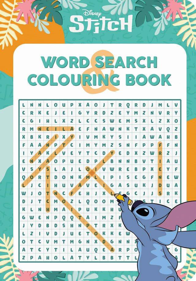 Stitch: Word Search and Colouring Book (Disney)
