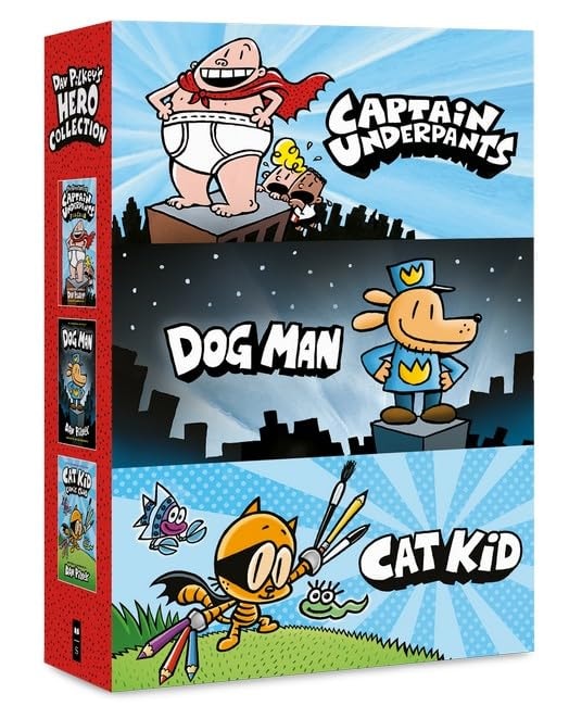 Dav Pilkey's 3-Book Hero Collection