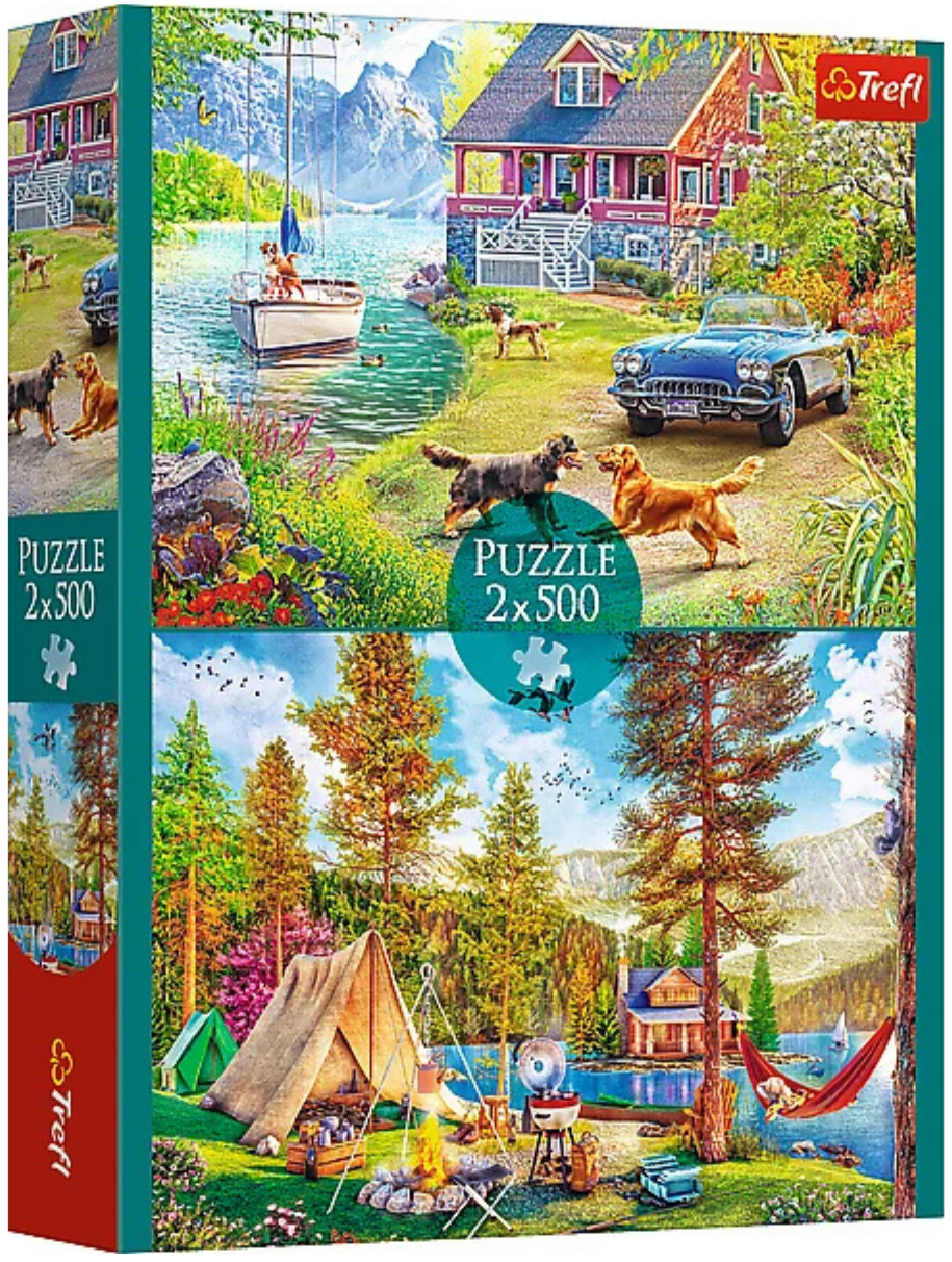 Trefl: Summertime Relax - 2x500pc Jigsaw Puzzle
