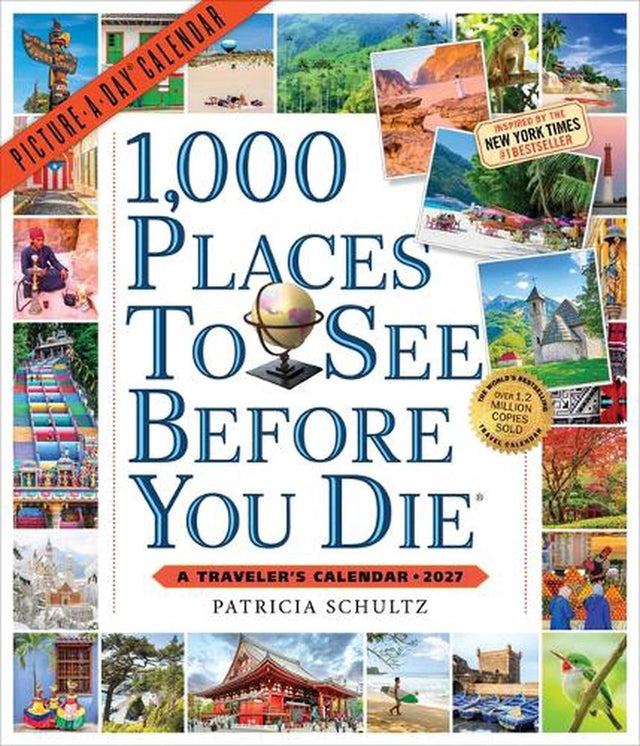 1,000 Places to See Before You Die Picture-A-Day® Wall Calendar 2027