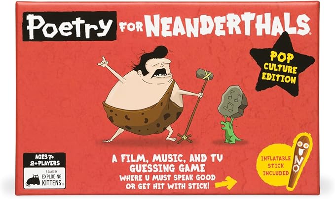 Poetry for Neanderthals Pop Culture Edition (by Exploding Kittens)