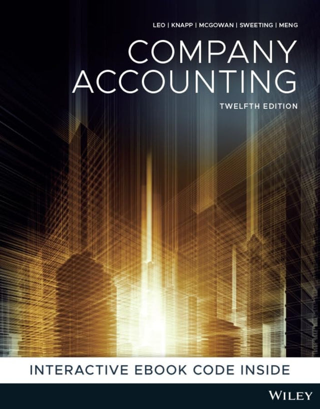 Company Accounting, Print and Interactive E-Text