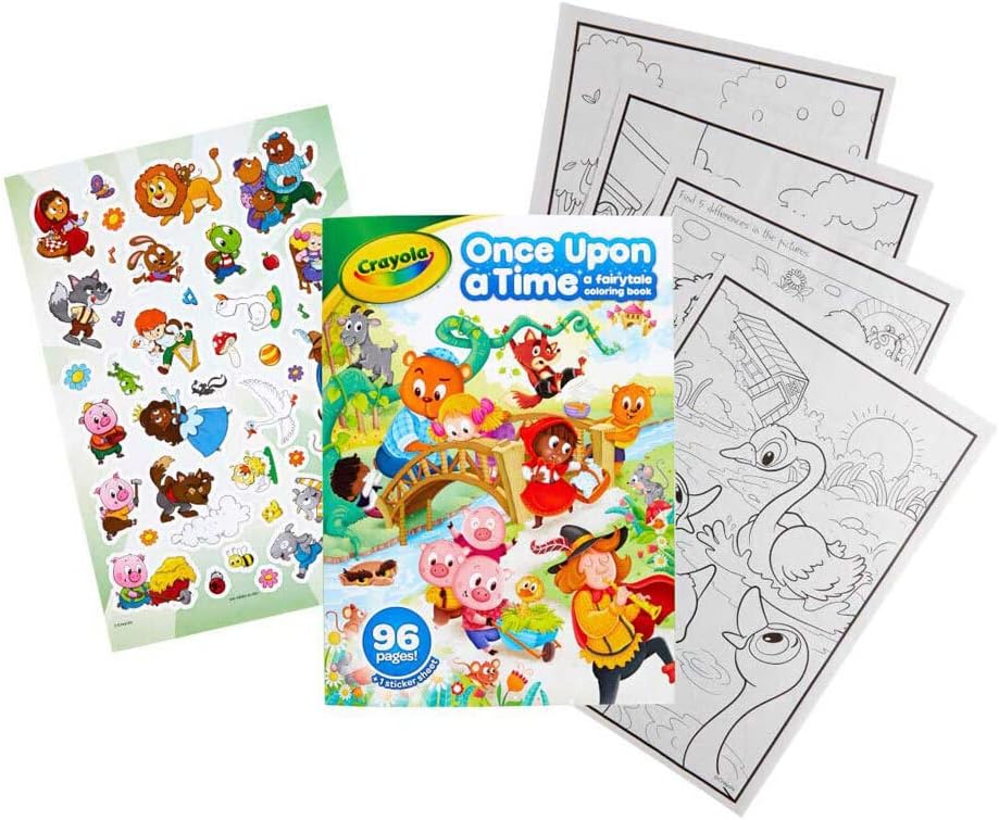Crayola Fairytale Coloring Book 96 Pages