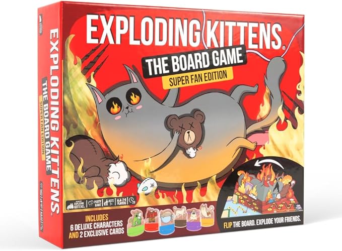 Exploding Kittens The Board Game Super Fan Edition (By Exploding Kittens)