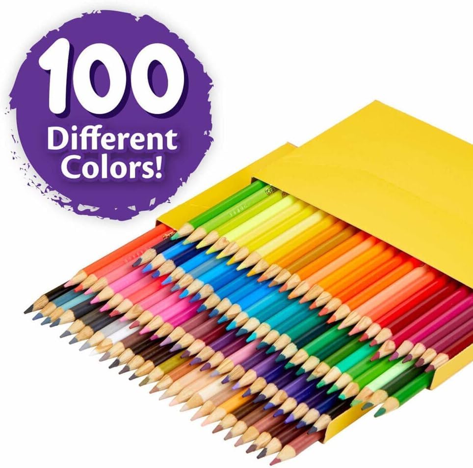 Crayola Full Size Color Pencils 100 Pack