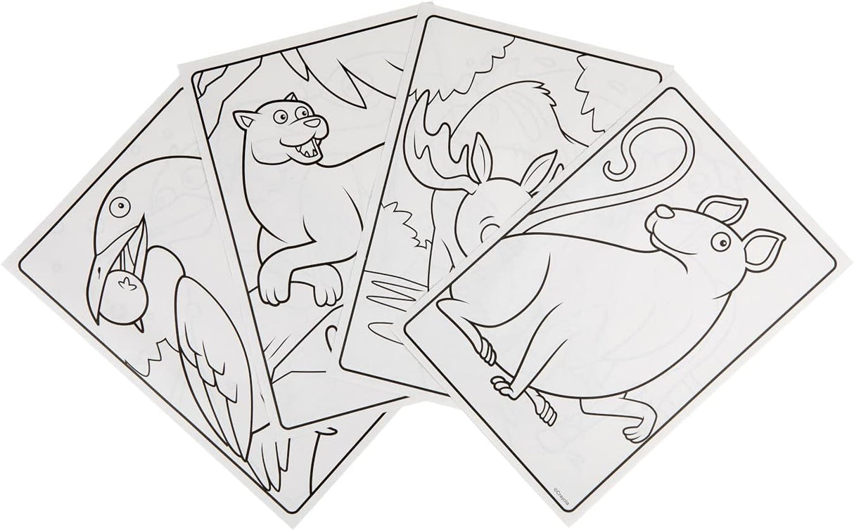 Crayola Animal Friends Coloring Book With Stickers 96 Pages