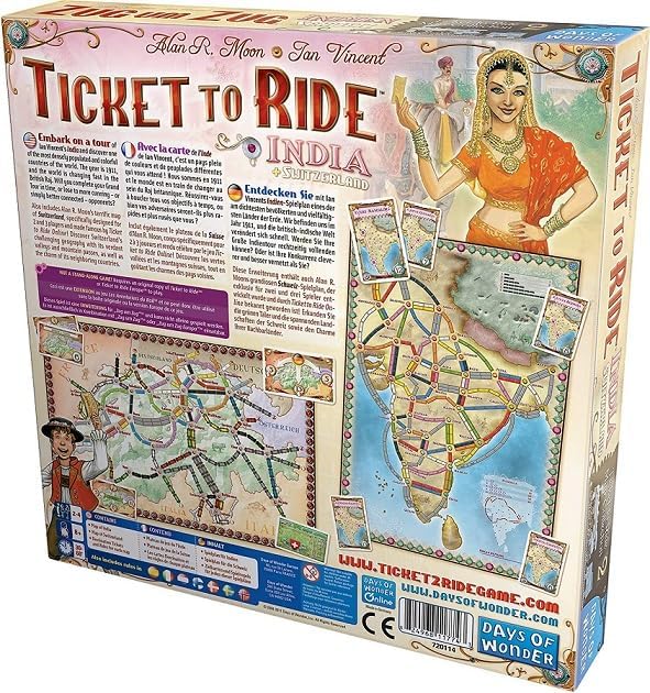 Ticket to Ride India Expansion