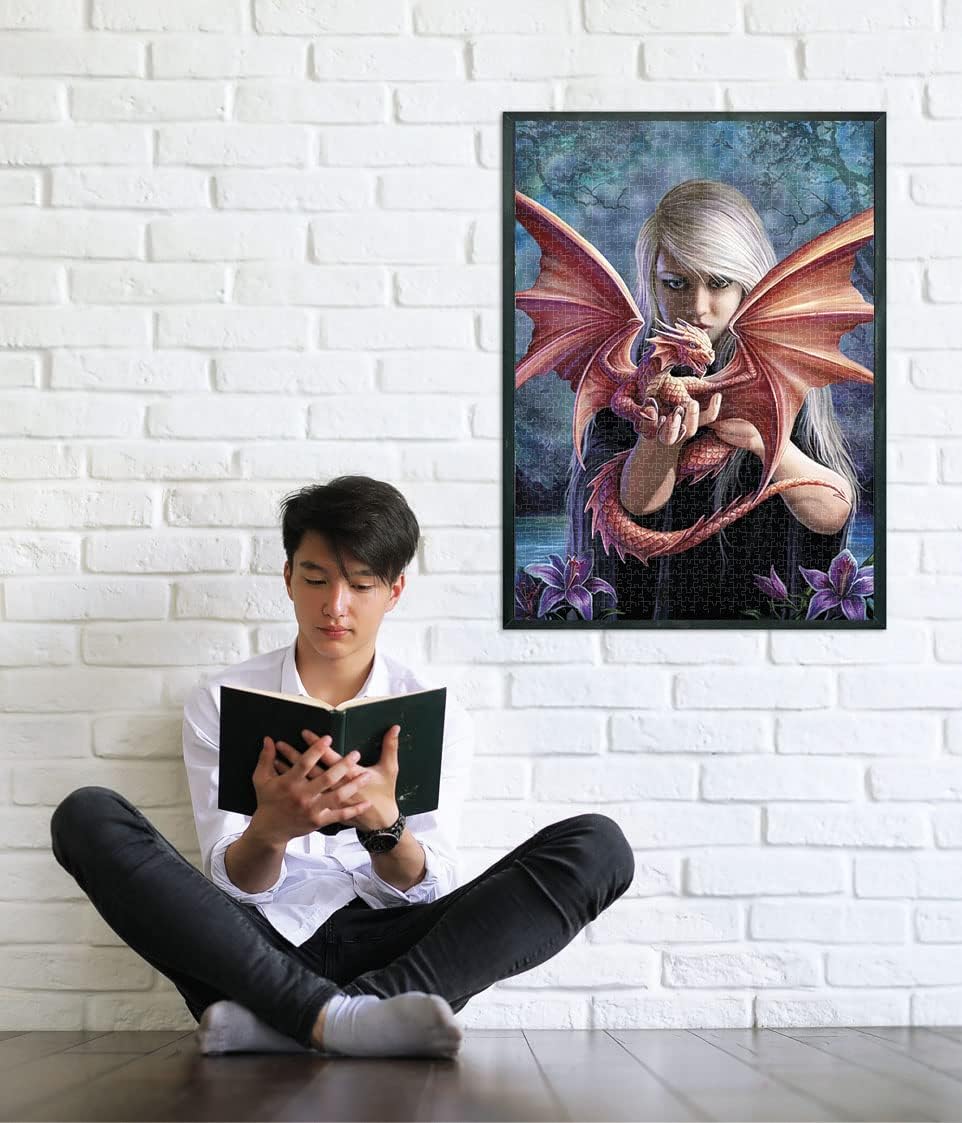 Clementoni Dragonkin Jigsaw Puzzle - 1000 Piece - Anne Stokes Collection - (39640)