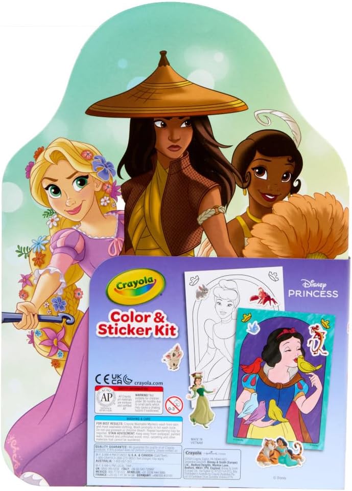 Crayola Color & Sticker Disney Princess Kit 45 Piece