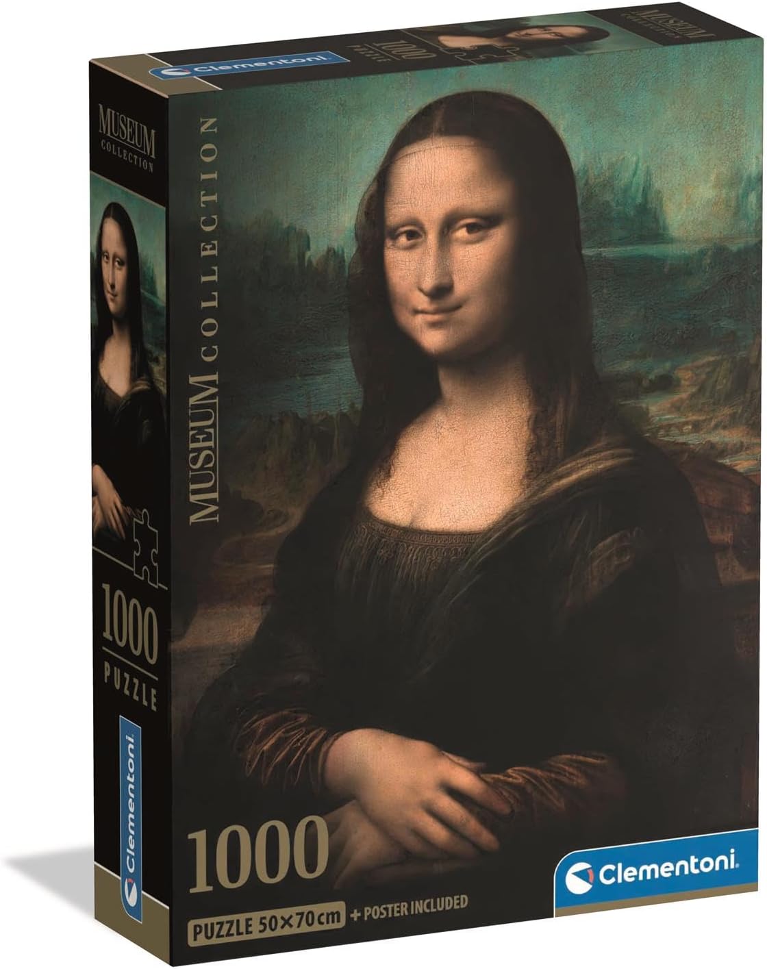 Clementoni Mona Lisa Jigsaw Puzzle - 1000 Piece - Museum Collection - (37094)