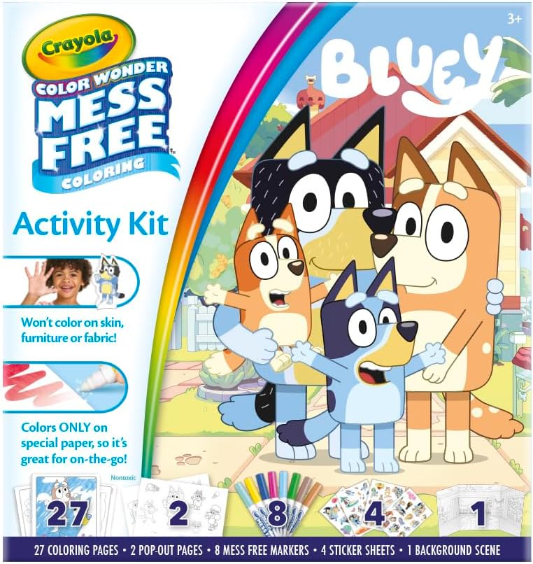 Crayola Color Wonder Activity Kit Bluey