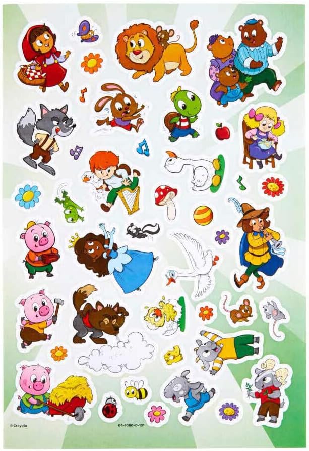 Crayola Fairytale Coloring Book 96 Pages