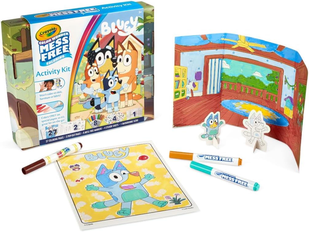 Crayola Color Wonder Activity Kit Bluey