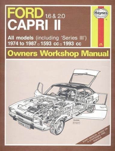 Ford Capri II (and III) 1.6 & 2.0 (74 - 87) Haynes Repair Manual
