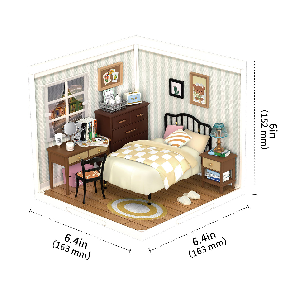 Rolife: Sweet Dream Bedroom - Super Creator Plastic DIY Miniature Puzzle