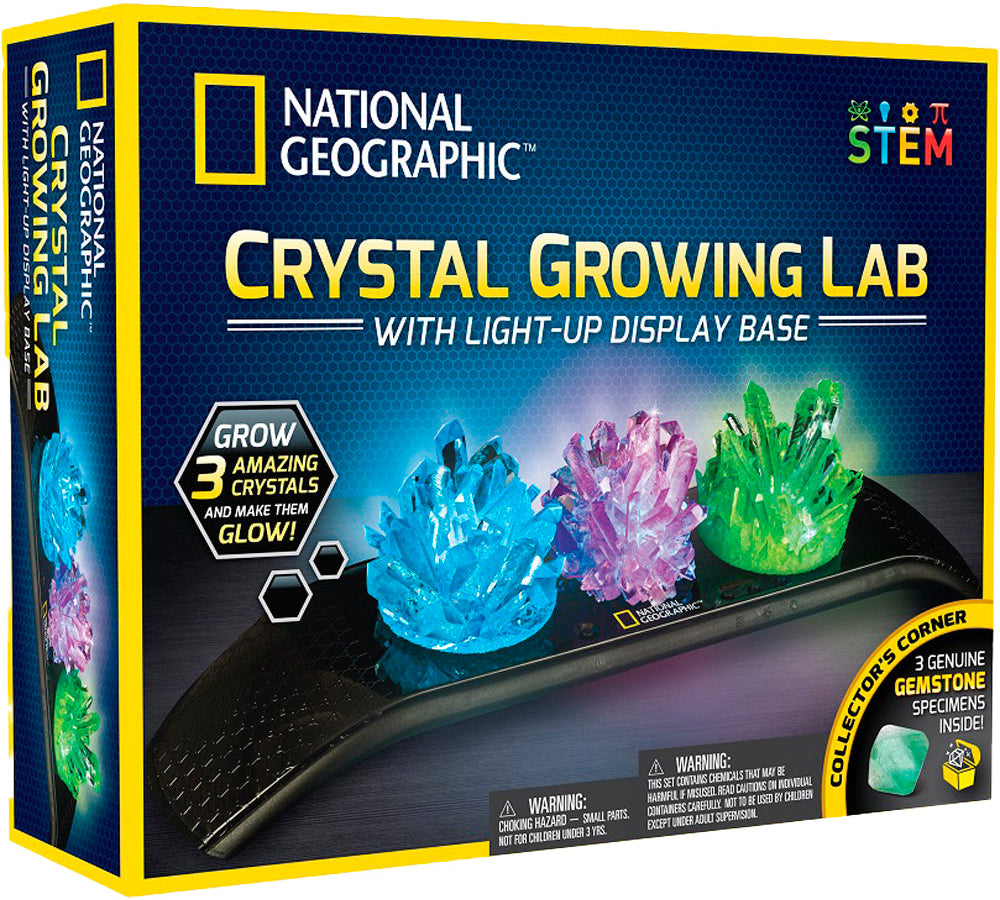 National Geographic Light Up Crystal Growing Kit