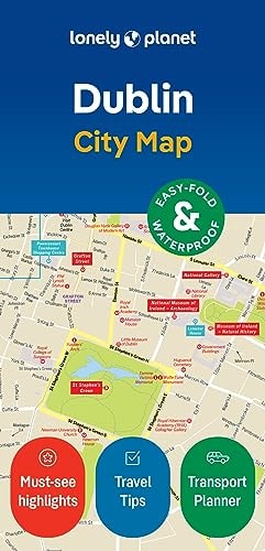 Lonely Planet Dublin City Map