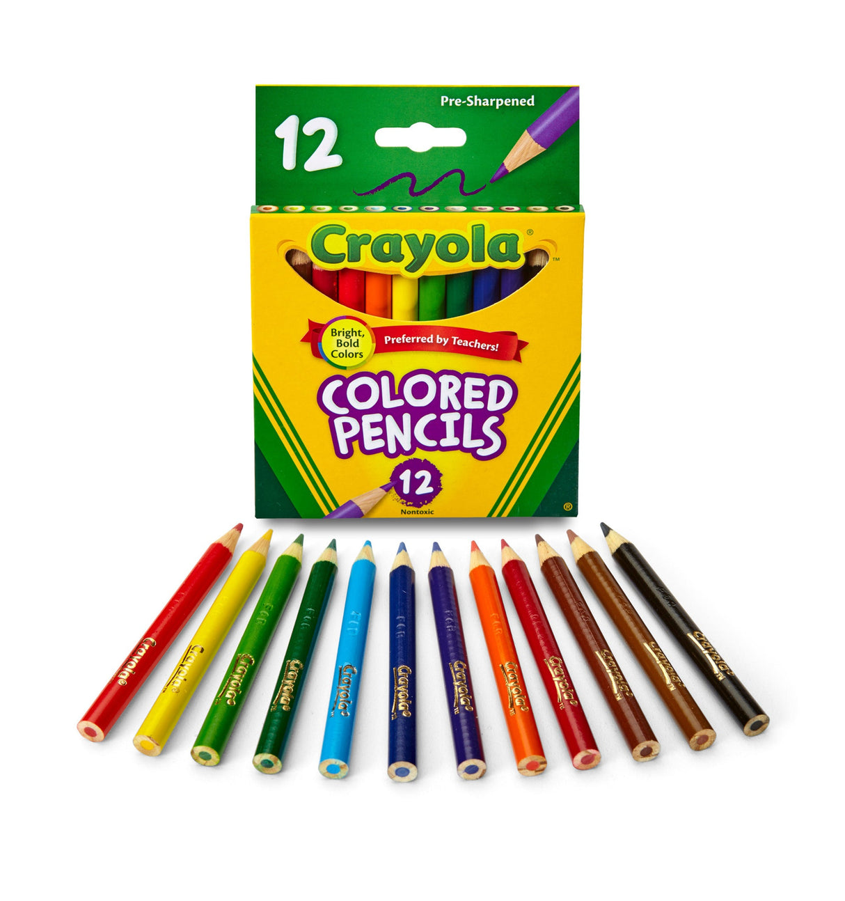 Crayola Colored Pencils Half 12 Pack