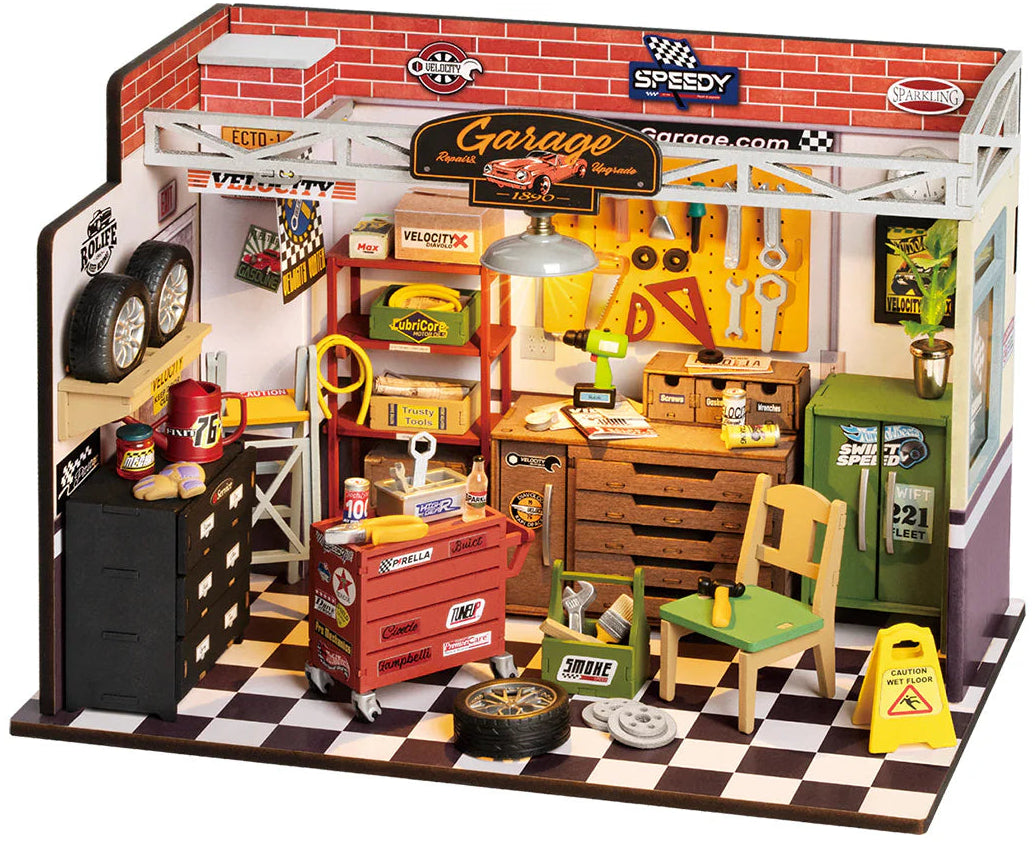 Rolife Garage Workshop DIY Miniture Puzzle - (DG165)