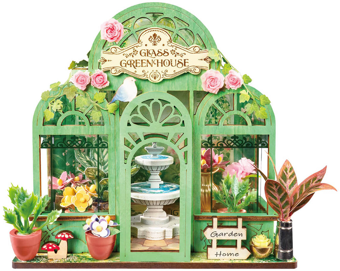 Rolife Green Fountain Garden DIY Miniture Puzzle - (DS049)
