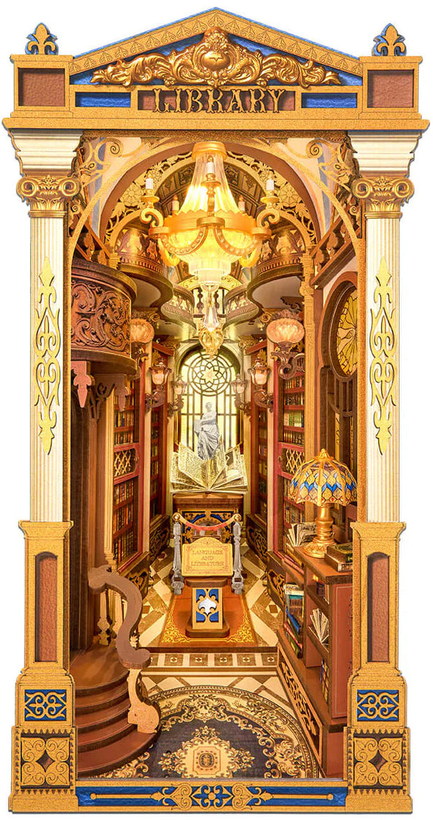 Rolife Library of Wonders DIY Miniture Book Nook Puzzle - (TGB16)