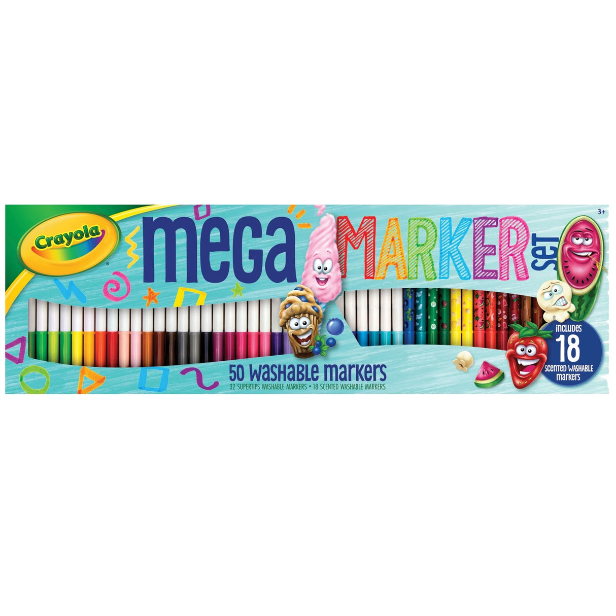 Crayola Mega Marker Set 50 Pack SRT