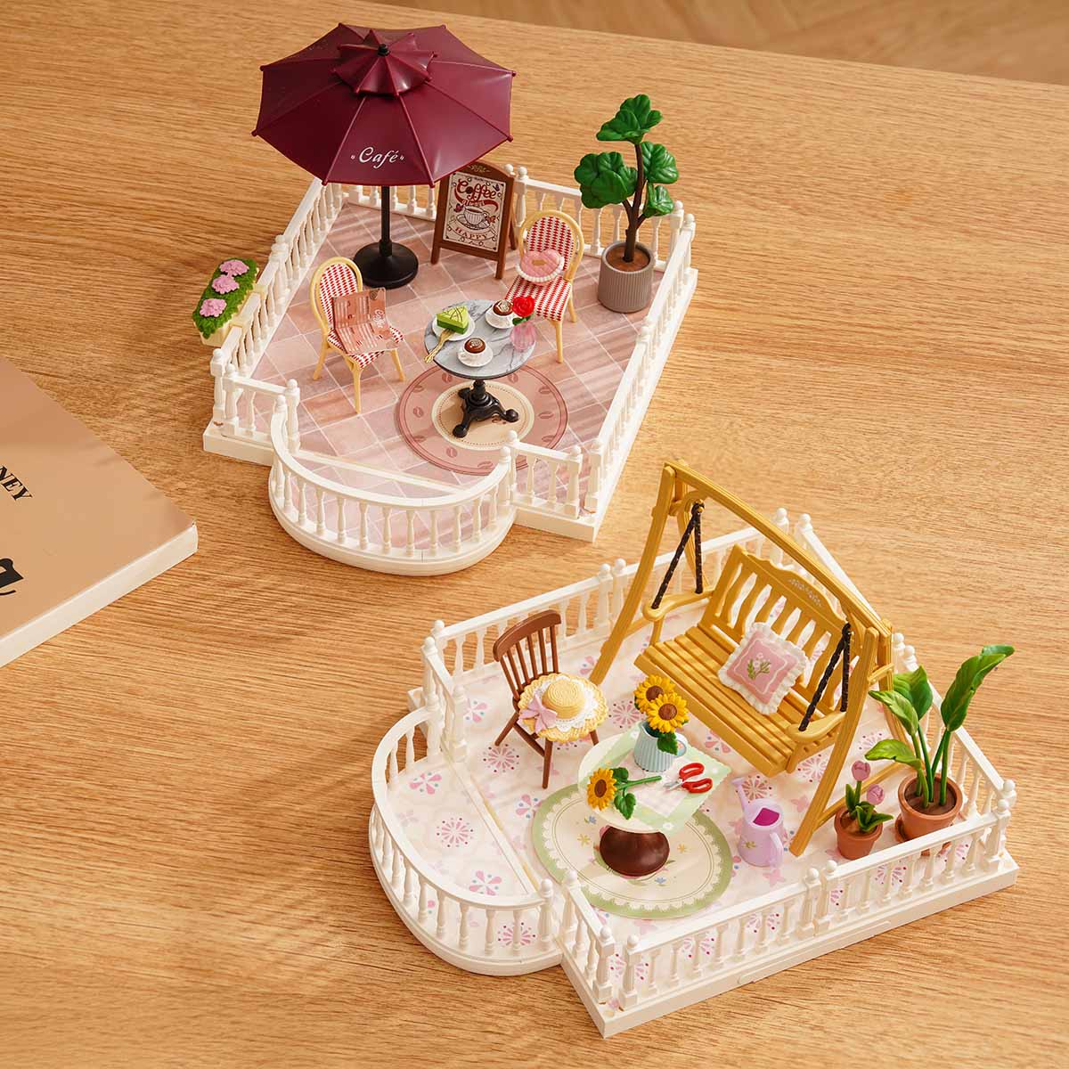 Rolife: Sunny Break Terrace - Super Creator Plastic DIY Miniature Puzzle