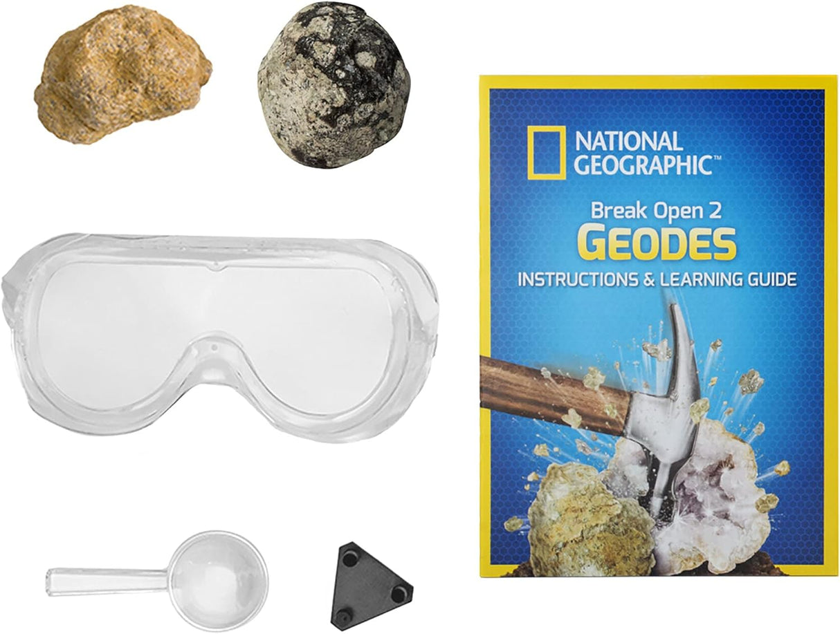 National Geographic Break Open 2 Real Geodes