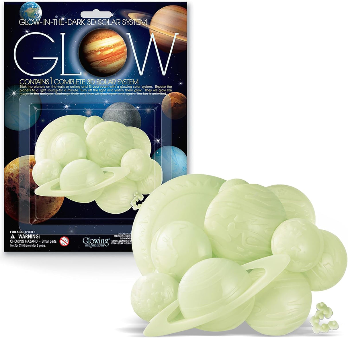 4M Glow in the Dark 3D Solar System