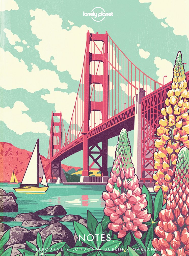 Lonely Planet Illustrated Notebook – Assorted Design