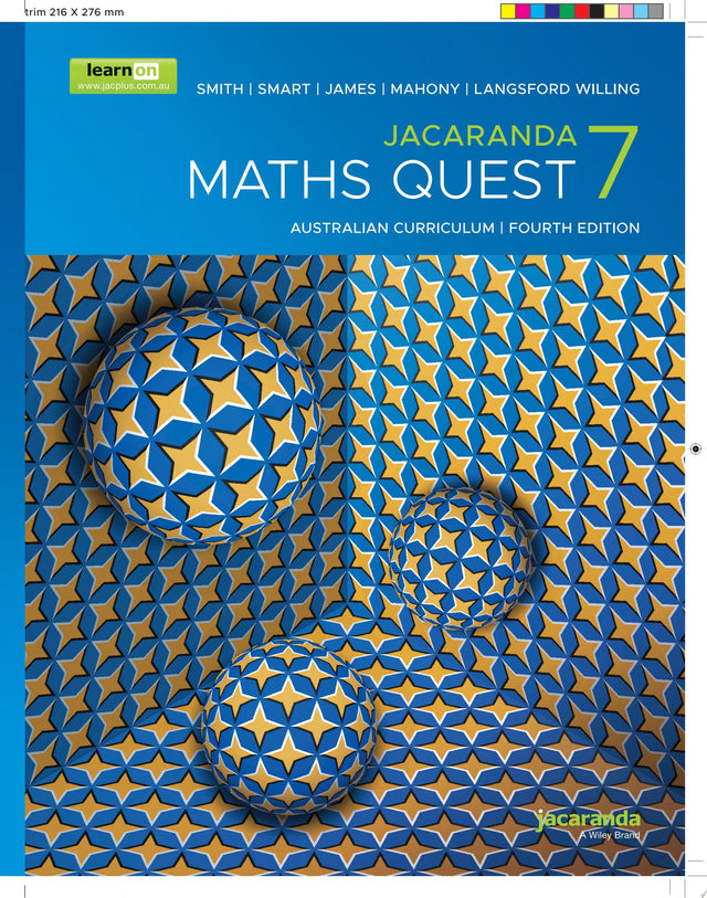 Jacaranda Maths Quest 7 Australian Curriculum, learnON and Print