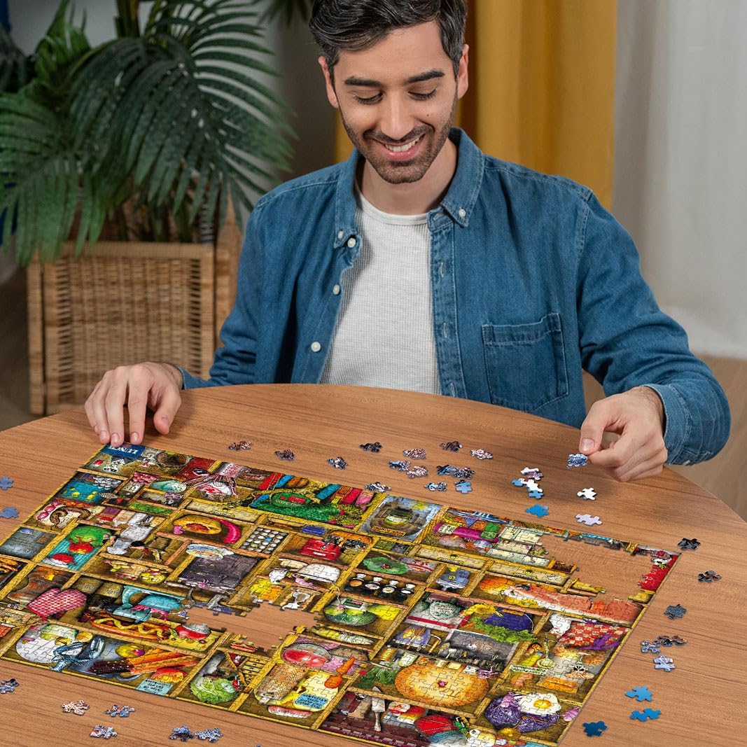 Ravensburger - The Kitchen Cupboard Puzzle - 1000 Piece