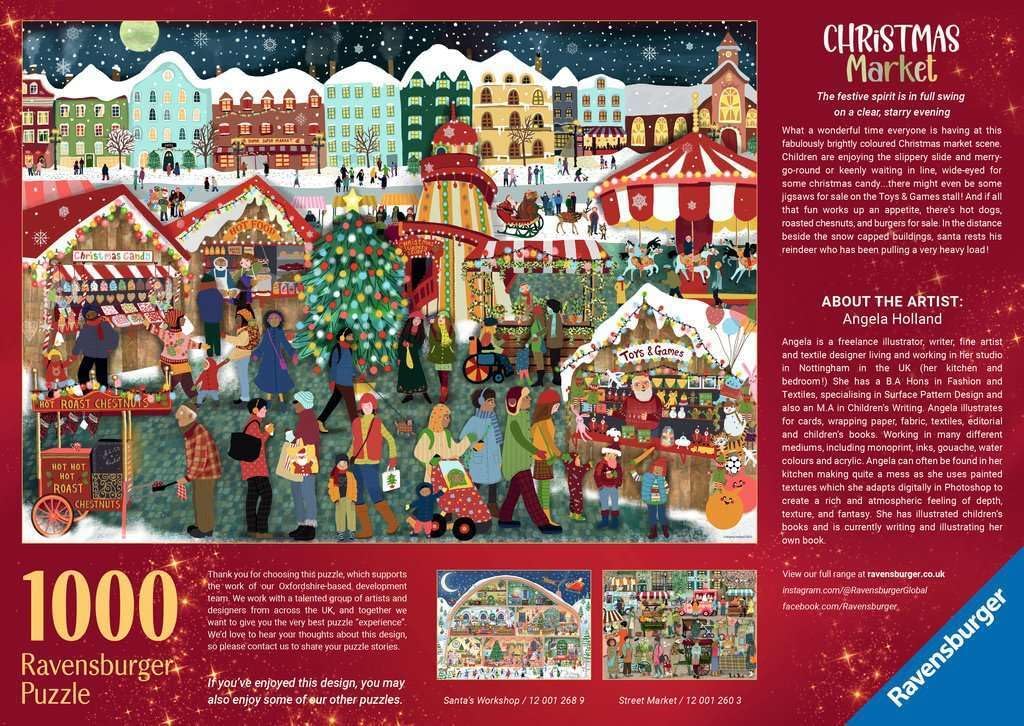Ravensburger - Christmas Market - 1000 Piece