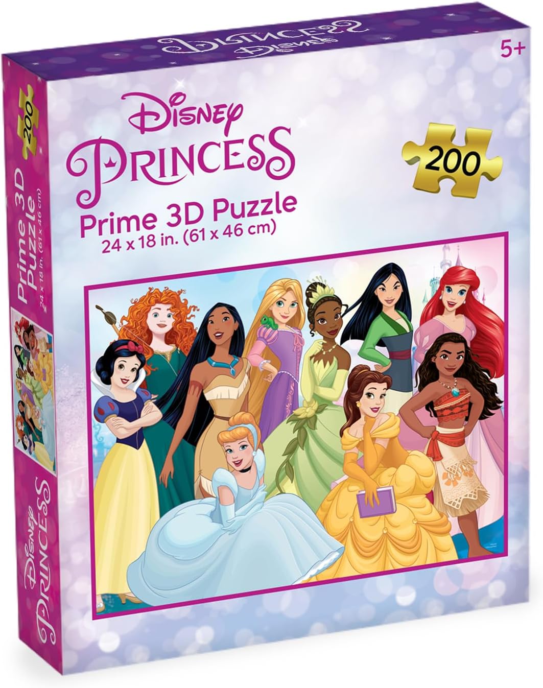 Prime3D Disney Princess - 200 Piece 3D Puzzle