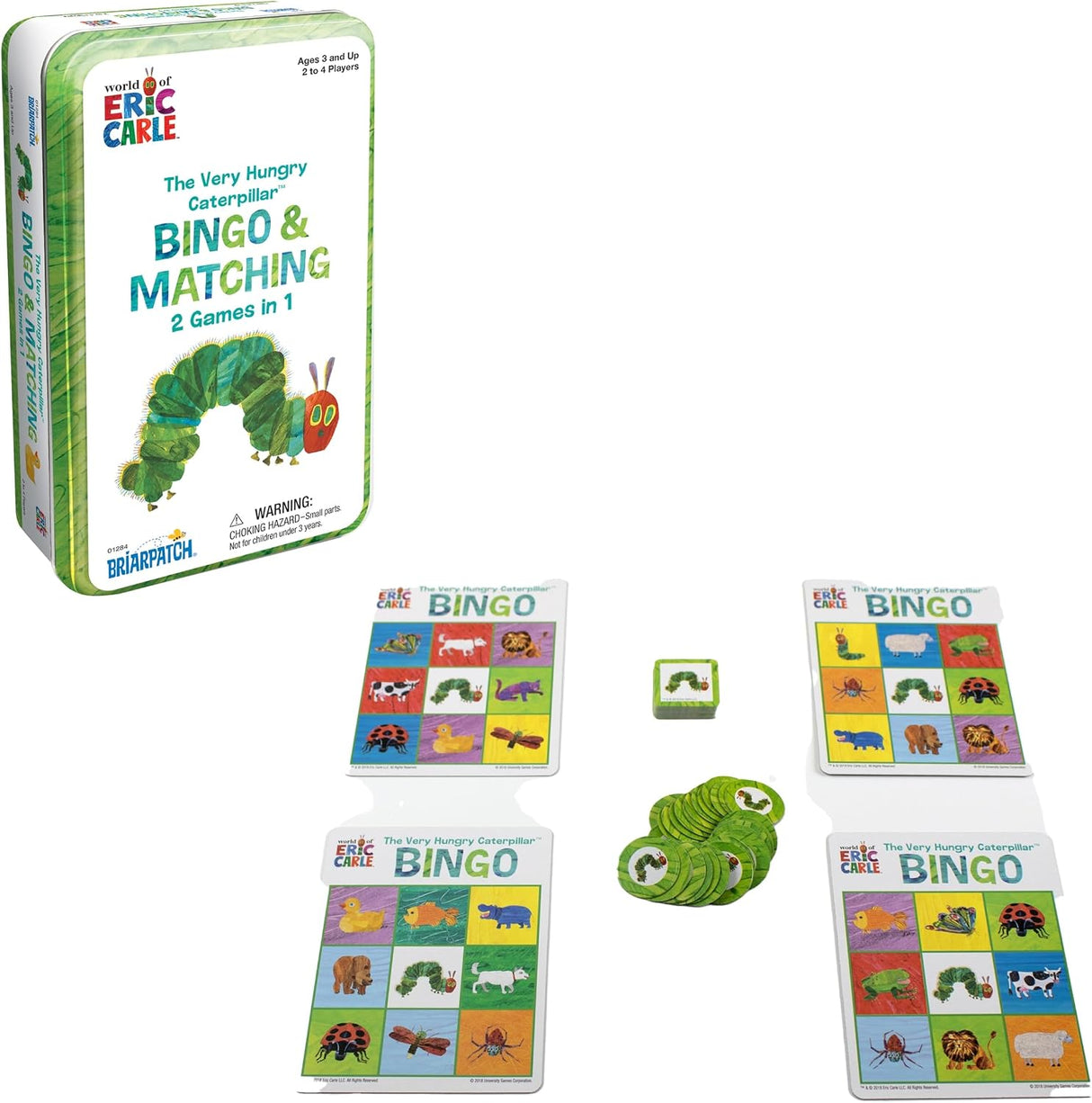 Eric Carle: The Very Hungry Caterpillar Bingo & Matching Tin Game