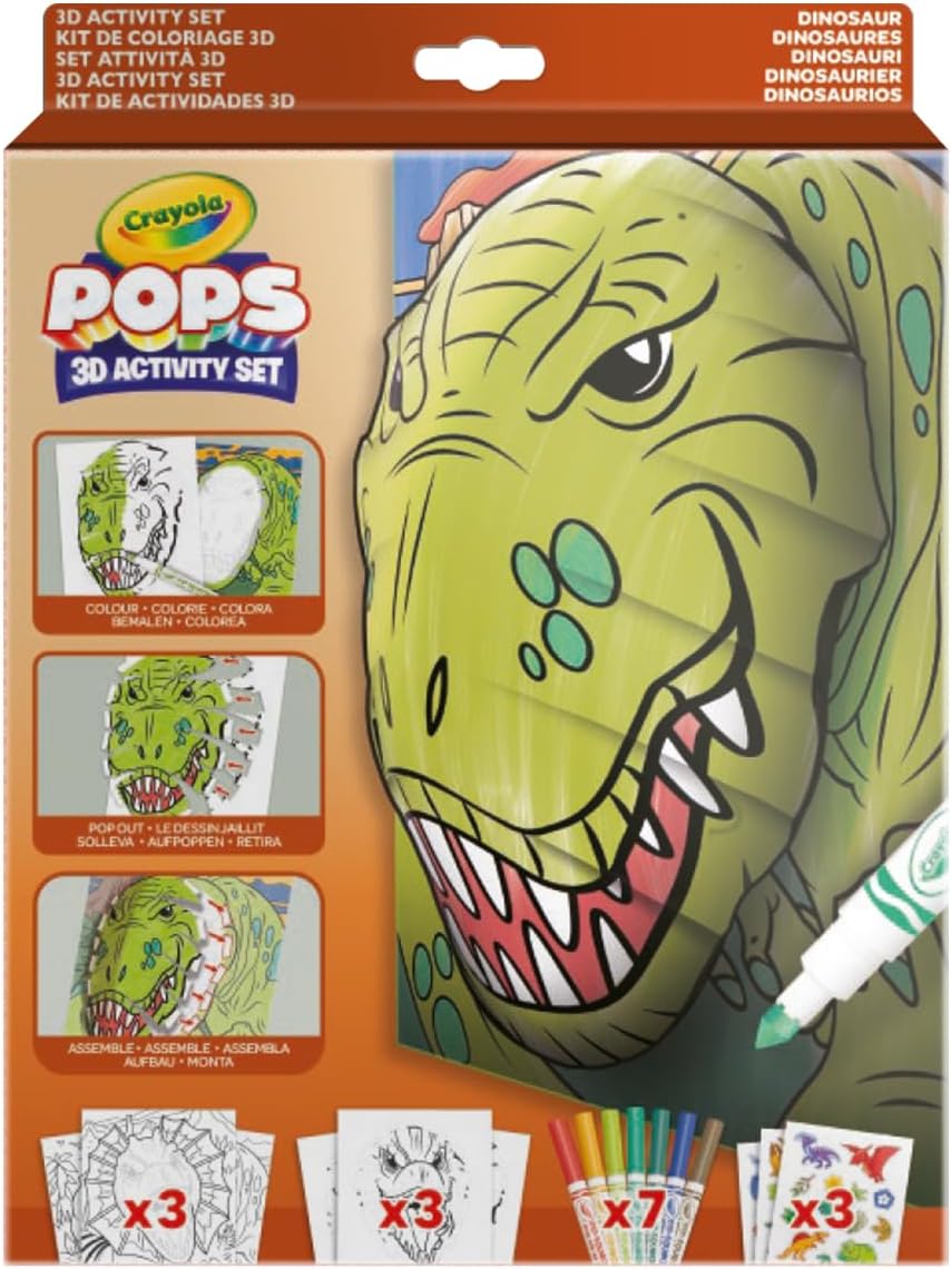 Crayola POPS 3-D Activity Set Dinosaurs