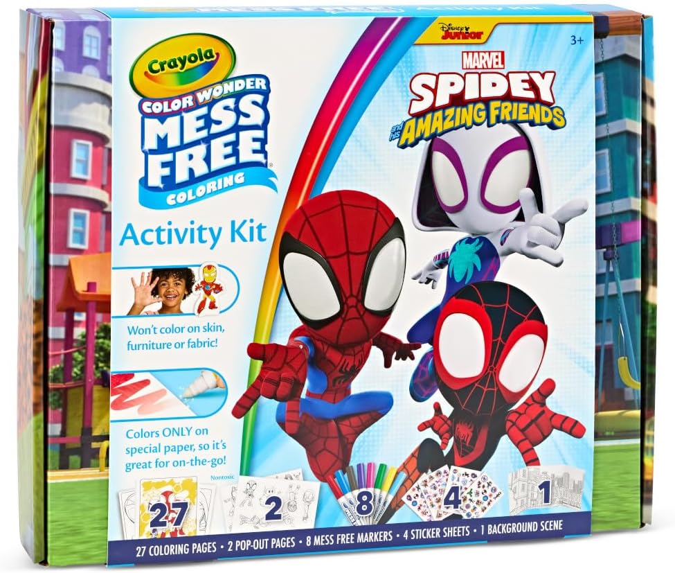 Crayola Color Wonder Activity Kit Spidey & Friends