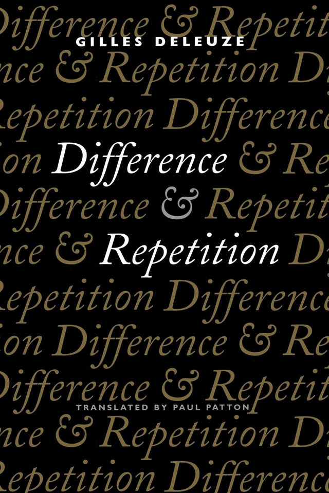 Difference and Repetition
