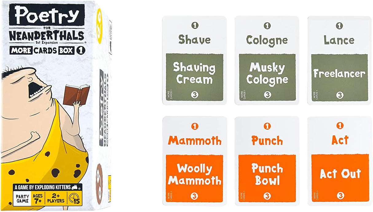 Poetry for Neanderthals Expansion (By Exploding Kittens)